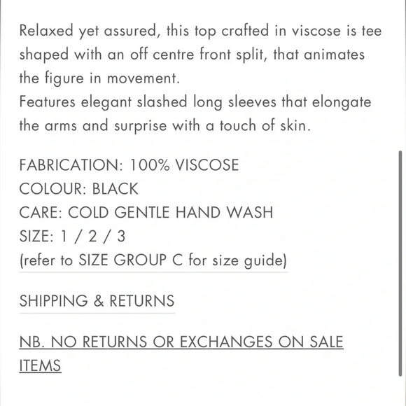 Alistair Trung - Algeria Black open sleeve top - Picture 7 of 13